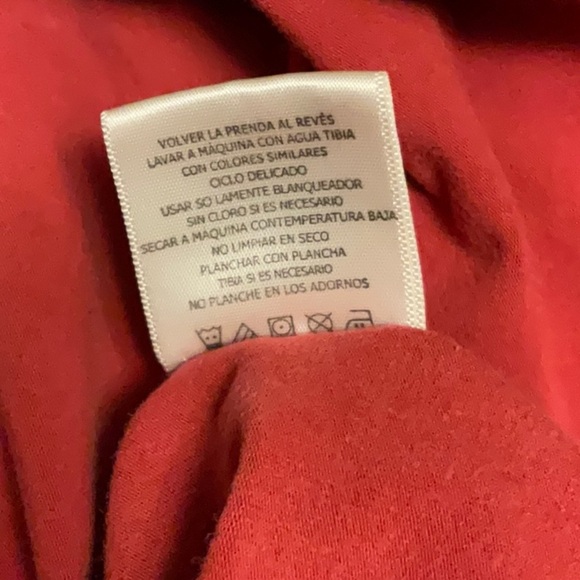 Classic Elements Red Embellished Boxy Blouse - Picture 8 of 9